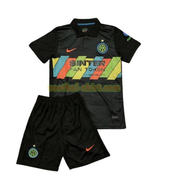 inter milan 3e shirt 2021 2022 zwart kinderen