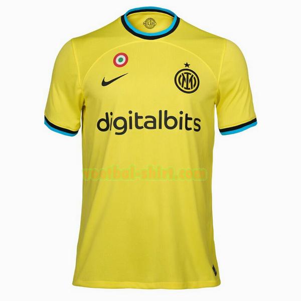 inter milan 3e shirt 2022 2023 geel mannen