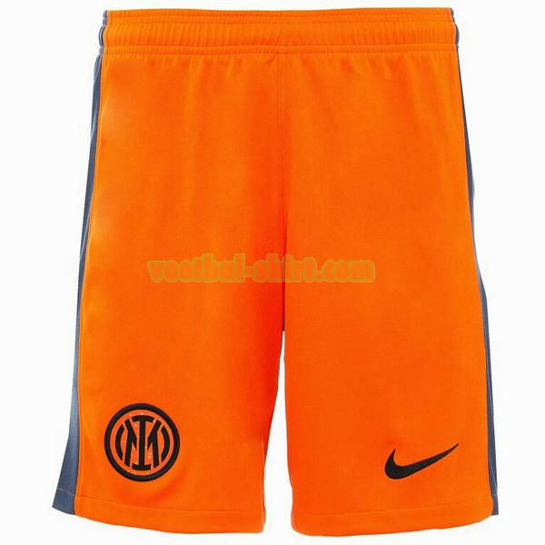 inter milan 3e shorts 2023 2024 oranje mannen