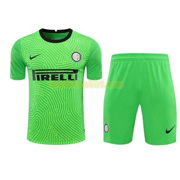 inter milan doelman shirts+pantalón 2021 groen mannen
