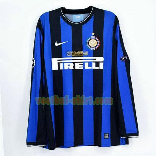 inter milan lange mouwen thuis shirt 2009 2010 mannen