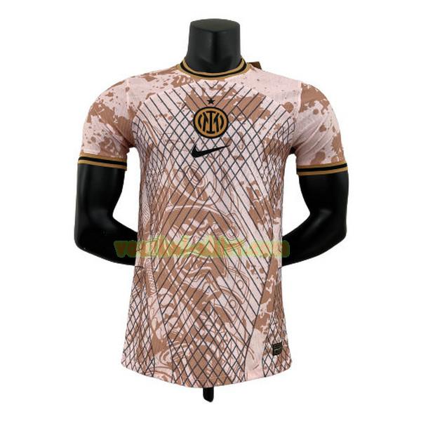 inter milan player special edition shirt 2023 2024 roze mannen