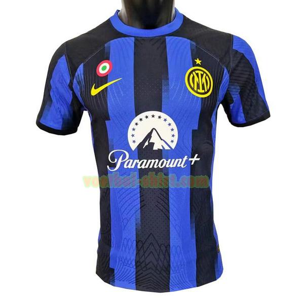 inter milan player thuis shirt 2023 2024 blauw mannen