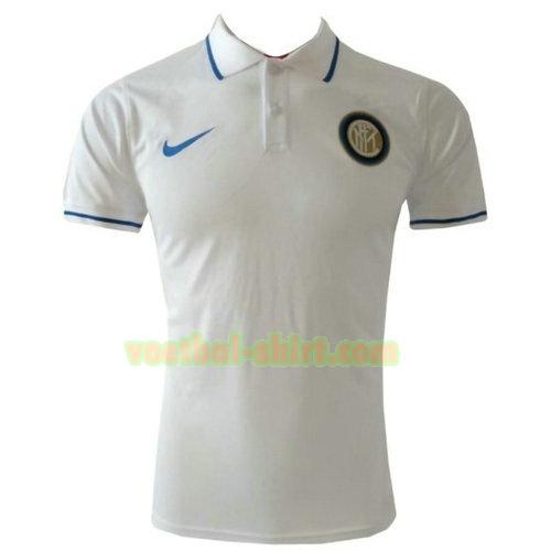 inter milan poloshirt 2019-2020 wit mannen