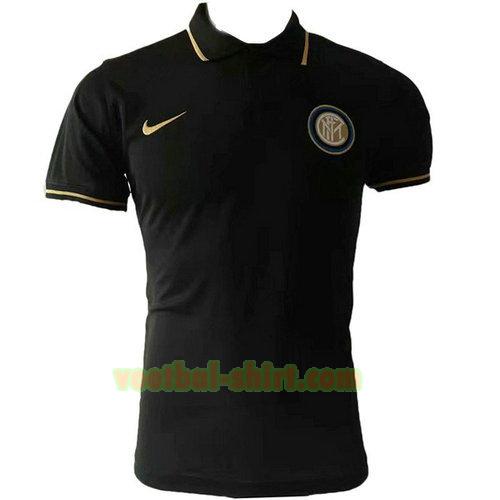 inter milan poloshirt 2019 2020 zwart mannen