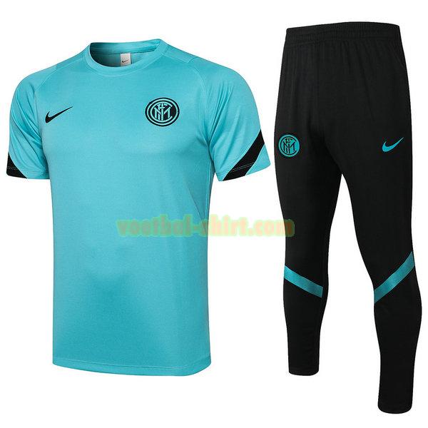 inter milan set opleiding 2021 2022 blauw mannen