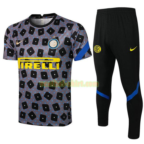 inter milan set opleiding 2021 2022 grijs mannen