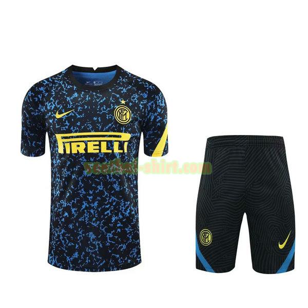 inter milan set opleiding 2021 blauw mannen