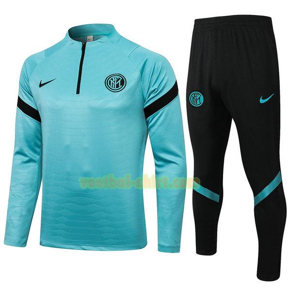 inter milan set trainingspak 2021 2022 blauw mannen