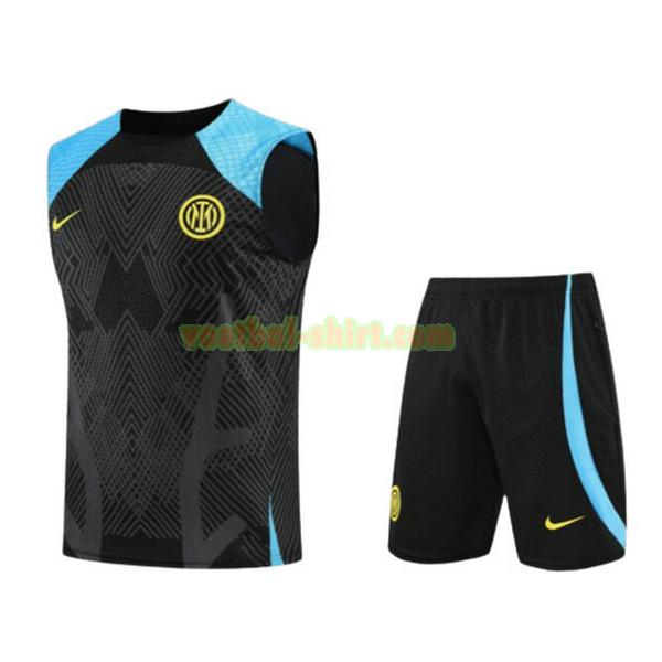 inter milan set vest 2022 2023 zwart mannen