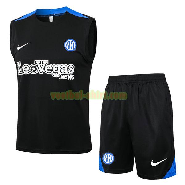 inter milan set vest 2024 2025 zwart mannen