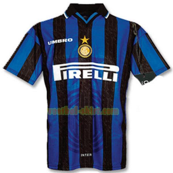 inter milan thuis shirt 1997-1998 mannen