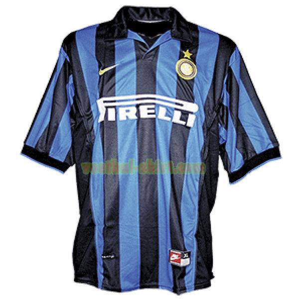 inter milan thuis shirt 1998-1999 mannen