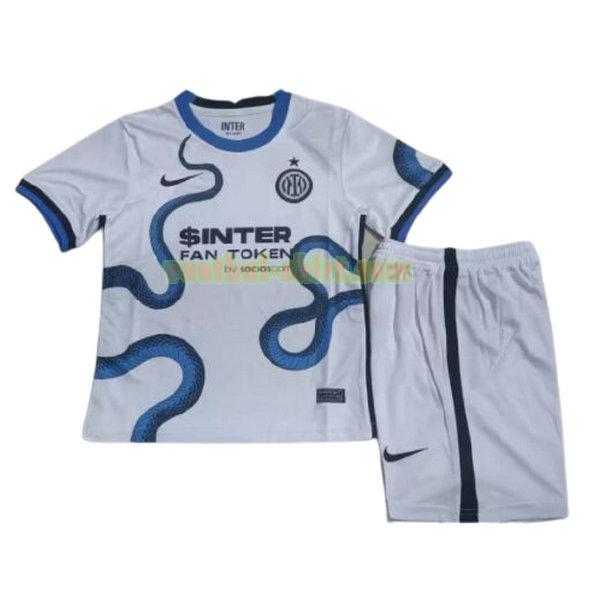 inter milan uit shirt 2021 2022 wit kinderen