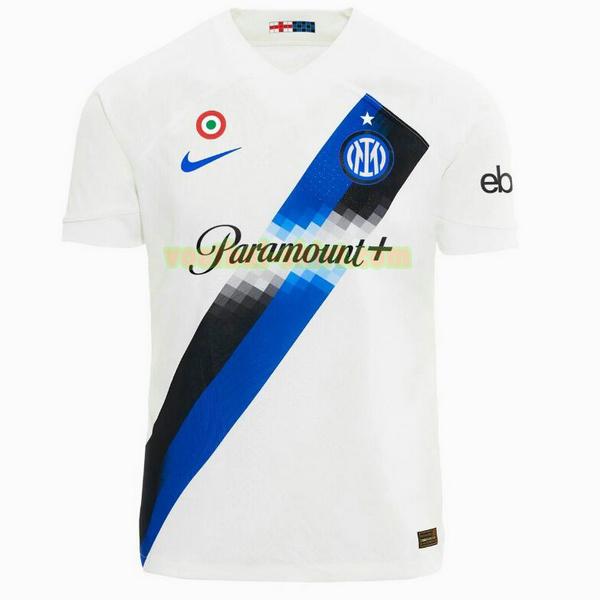 inter milan uit shirt 2023 2024 thailand wit mannen