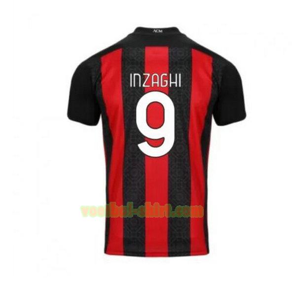 inzaghi 9 ac milan thuis shirt 2020-2021 mannen