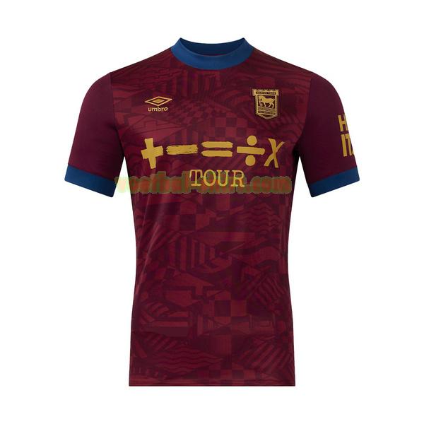 ipswich town uit shirt 2024 2025 rood mannen