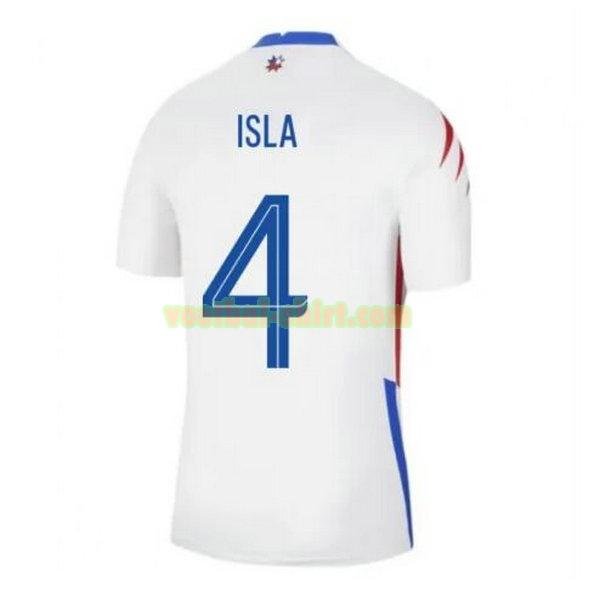 isla 4 chili uit shirt 2020-2021 wit mannen