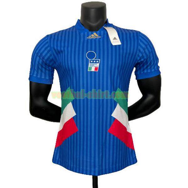 italië player special edition shirt 2023 2024 blauw mannen