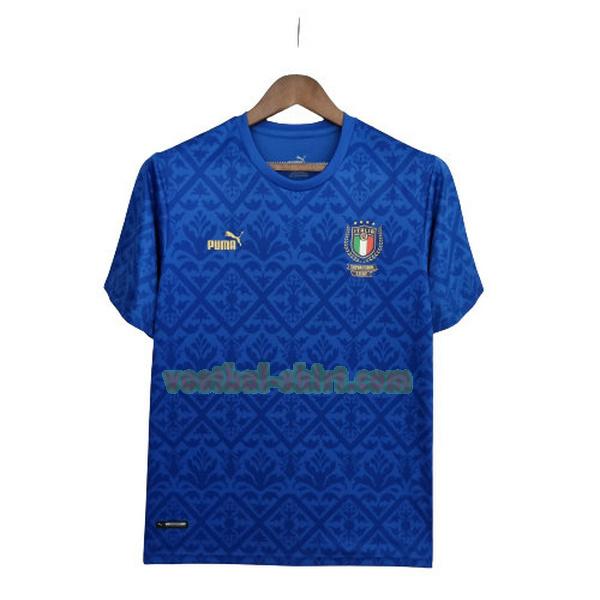 italië special edition shirt 2022 euro championship blauw mannen