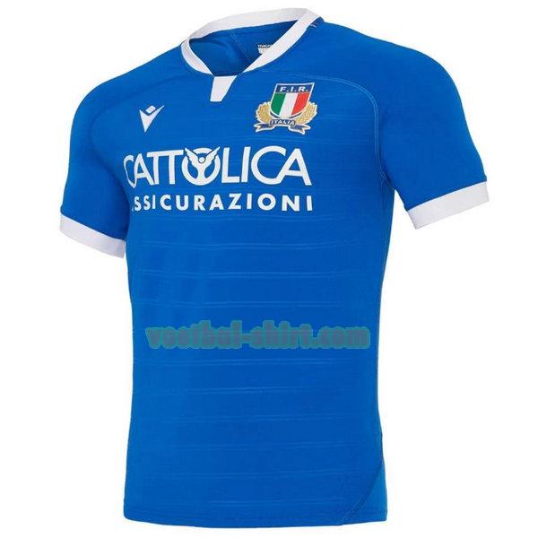 italië thuis shirt 2021 blauw mannen