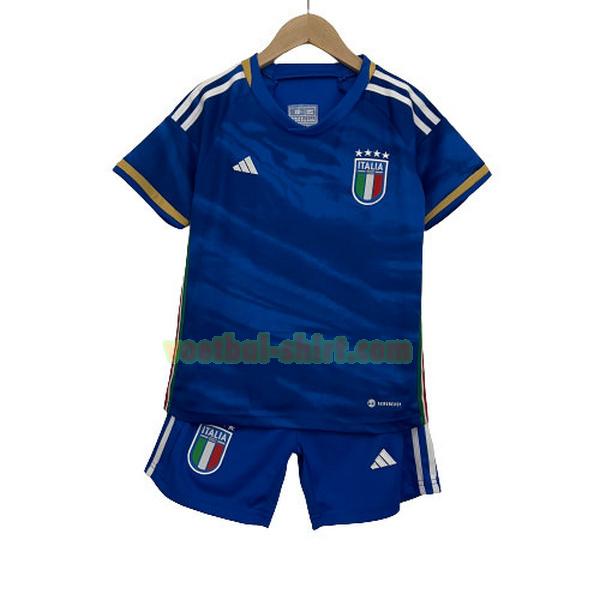 italië thuis shirt 2023 blauw kinderen