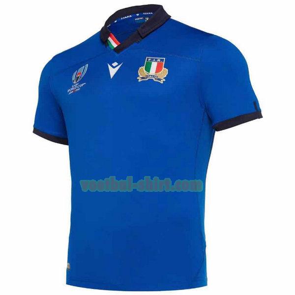 italië thuis shirt rwc 2019 blauw mannen