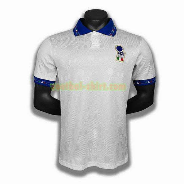 italië uit player shirt 1994 wit mannen