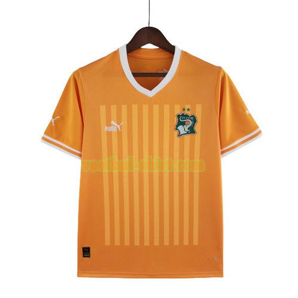 ivoorkust thuis shirt 2022 2023 thailand oranje mannen