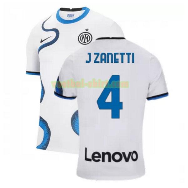 j zanetti 4.jpg inter milan uit shirt 2021 2022 wit mannen