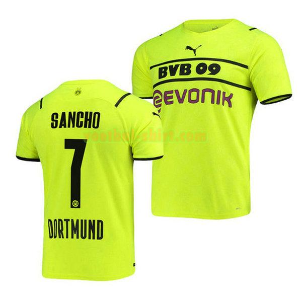 jadon sancho 7 borussia dortmund 3e shirt 2021 2022 groen mannen