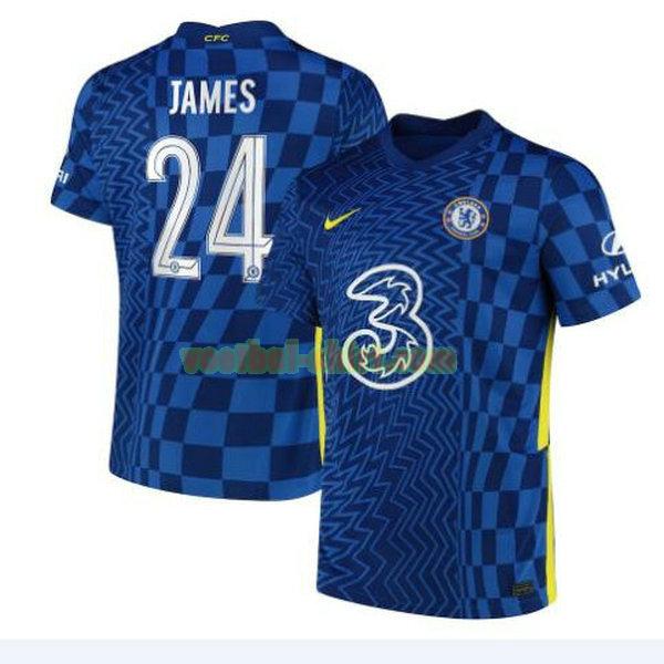 james 24 chelsea thuis shirt 2021 2022 blauw mannen