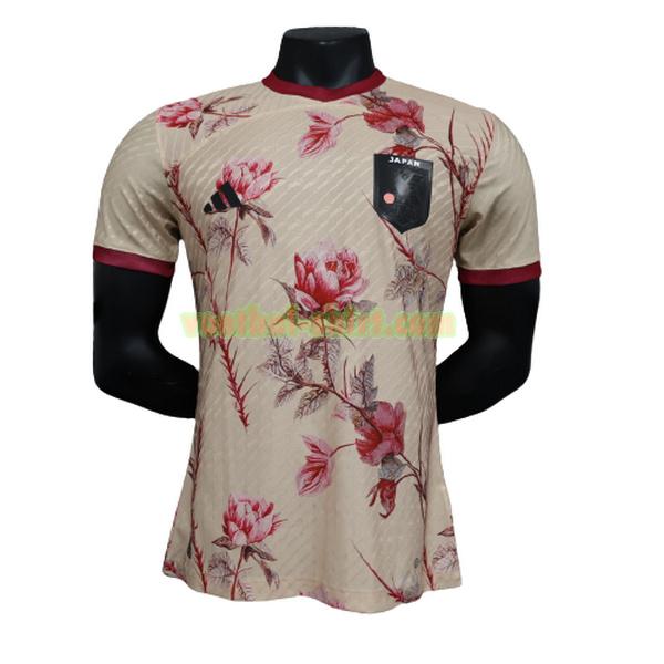 japan player special edition shirt 2023 geel mannen