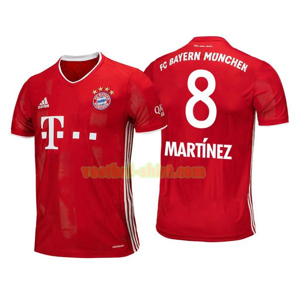 javi martinez 8 bayern münchen thuis shirt 2020-2021 mannen