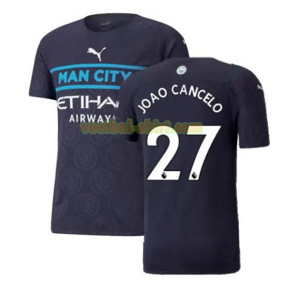 joao cancelo 27 manchester city 3e shirt 2021 2022 zwart mannen