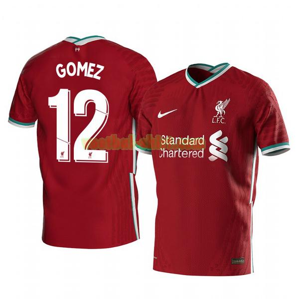 joe gomez 12 liverpool thuis shirt 2020-2021 mannen