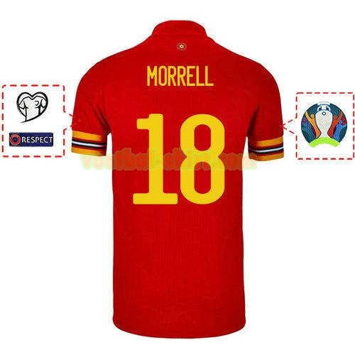 joe morrell 18 wales thuis shirt 2020 mannen