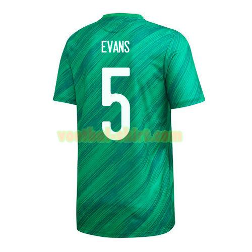 jonny evans 5 noord ierland thuis shirt 2020 mannen