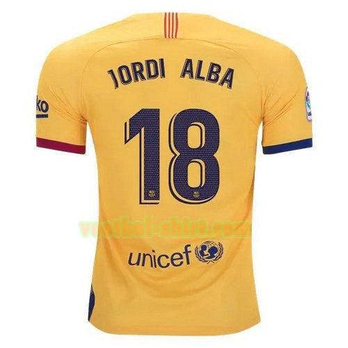 jordi alba 18 barcelona uit shirt 2019-2020 mannen