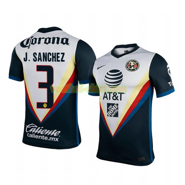 jorge sanchez 3 club america uit shirt 2020-2021 mannen