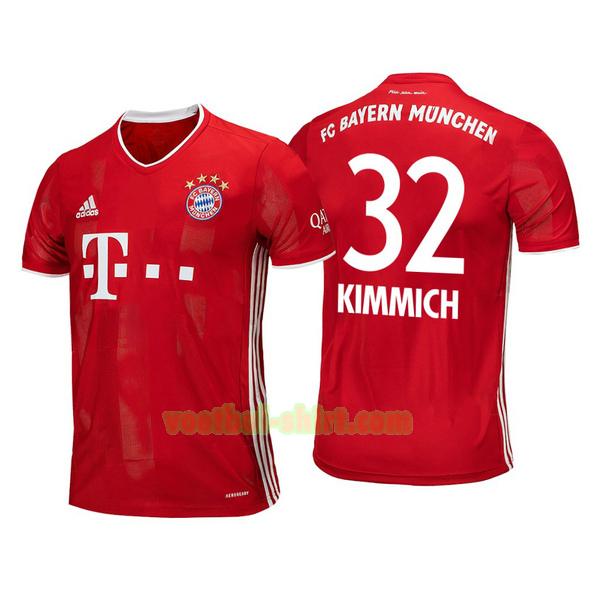 joshua kimmich 32 bayern münchen thuis shirt 2020-2021 mannen