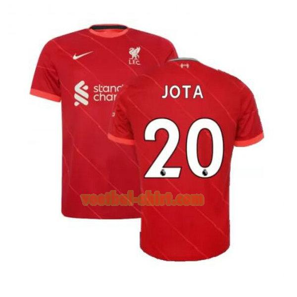 jota 20 liverpool thuis shirt 2021 2022 rood mannen
