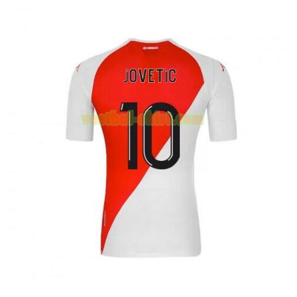 jovetic 10 as monaco thuis shirt 2020-2021 mannen