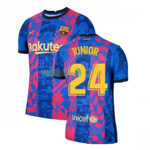 junior 24 barcelona 3e shirt 2021 2022 blauw rood mannen
