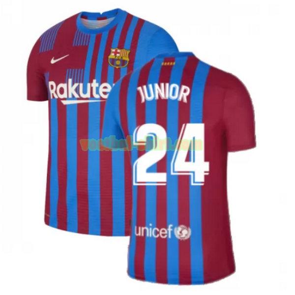 junior 24 barcelona thuis shirt 2021 2022 rood wit mannen
