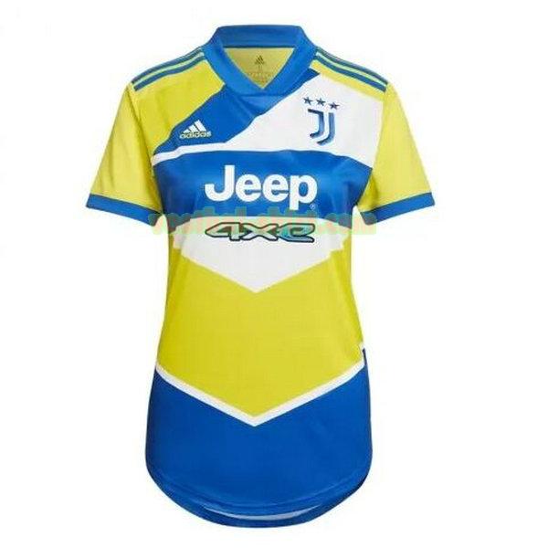 juventus 3e shirt 2021 2022 geel blauw dames