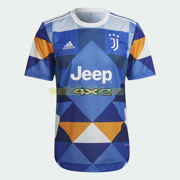 juventus fourth shirt 2021 2022 blauw mannen