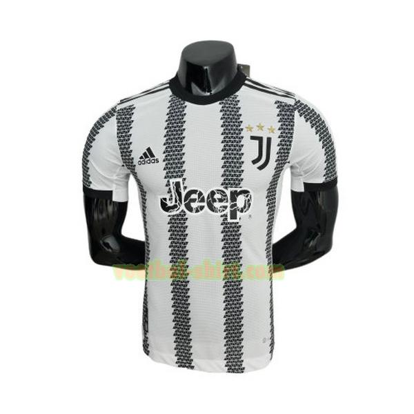 juventus player thuis shirt 2022 2023 zwart wit mannen