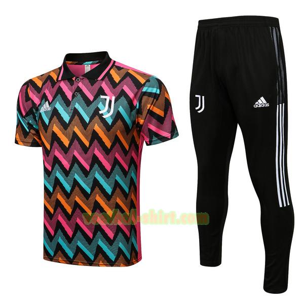 juventus set polo 2022 2023 roze groen mannen