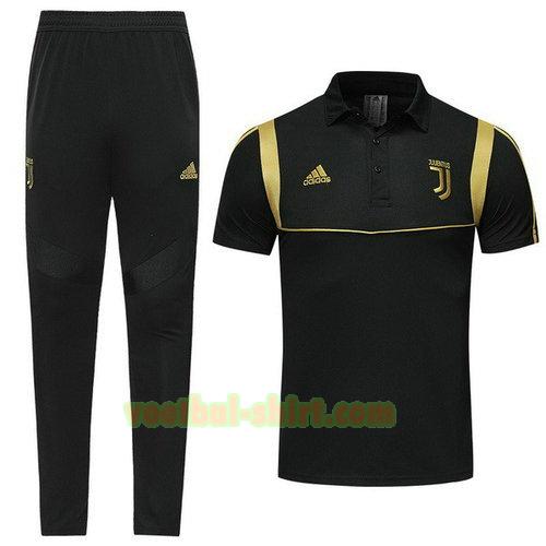 juventus set poloshirt 2019 2020 zwart geel mannen